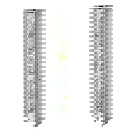 Combina frigorifica Liebherr CBNsdb 575i Prime, NoFrost, BioFresh, 60 cm, 362 l, SmartDeviceBox, SoftTelescopic, Sertar Meat & Dairy, VarioTemp, Clasa B, SmartSteel